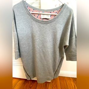 Grey boxy sweater